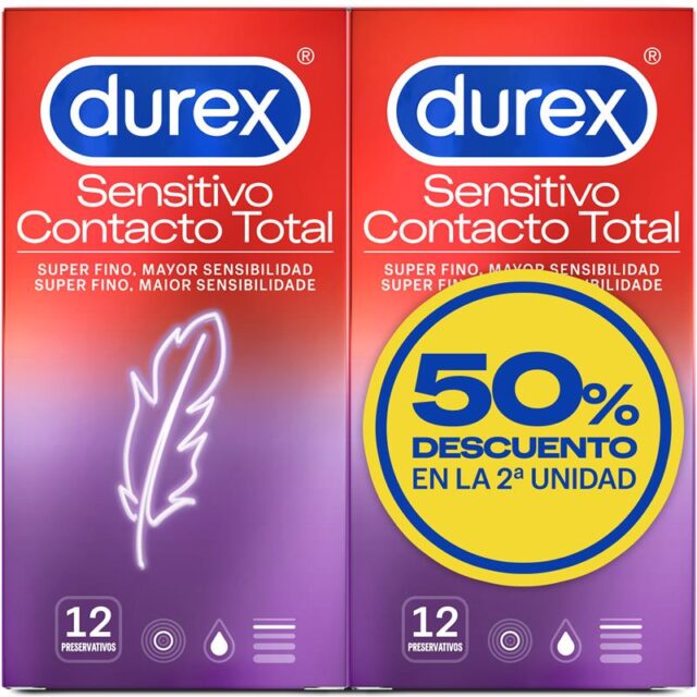 duplo preservativos sensitivo super fino x 12ud